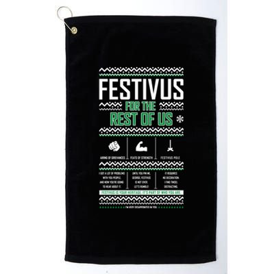 Festivus Classic Platinum Collection Golf Towel