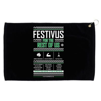 Festivus Classic Grommeted Golf Towel