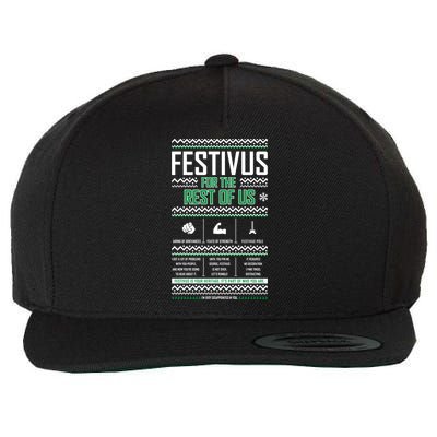 Festivus Classic Wool Snapback Cap