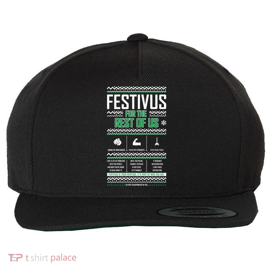 Festivus Classic Wool Snapback Cap