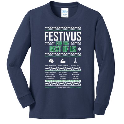 Festivus Classic Kids Long Sleeve Shirt