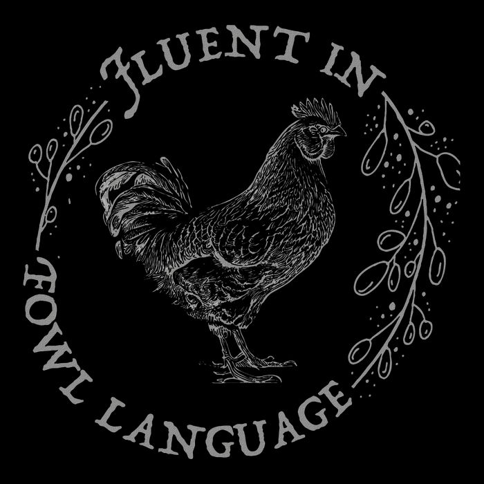 Funny Chicken Fluent In Fowl Language Retro Style Daily Commute Backpack