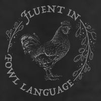 Funny Chicken Fluent In Fowl Language Retro Style Beanie