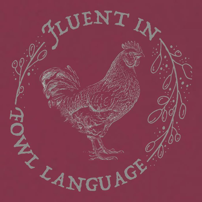 Funny Chicken Fluent In Fowl Language Retro Style 16oz Travel Tumbler