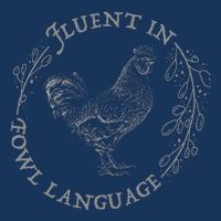 Funny Chicken Fluent In Fowl Language Retro Style Infant Baby Jersey Bodysuit