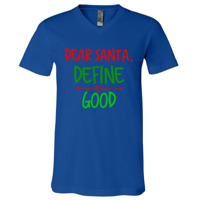 Funny Christmas Funny Gift Family Christmas Tees Dear Santa Great Gift V-Neck T-Shirt