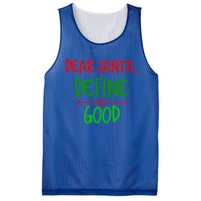 Funny Christmas Funny Gift Family Christmas Tees Dear Santa Great Gift Mesh Reversible Basketball Jersey Tank