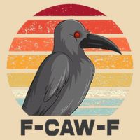 F Caw F Crow Bird Zip Tote Bag