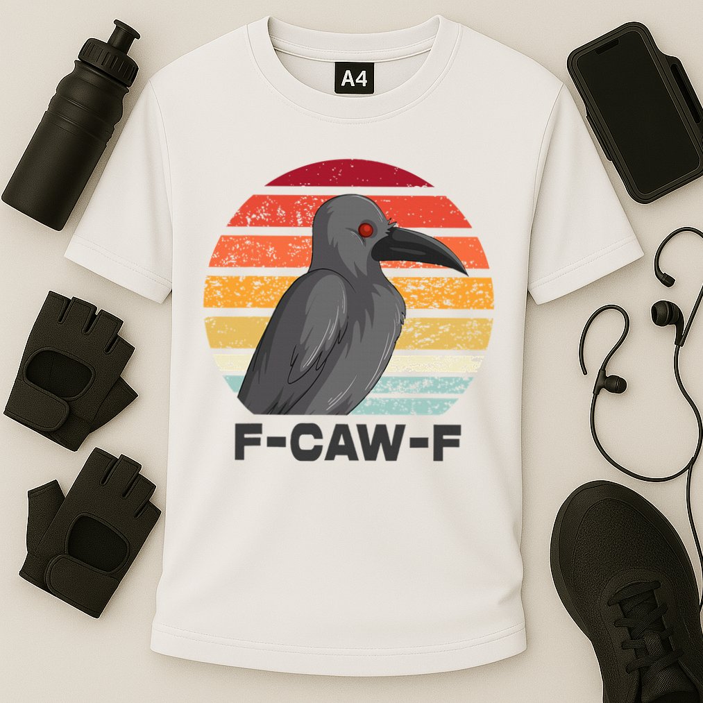 F Caw F Crow Bird Performance Shirt