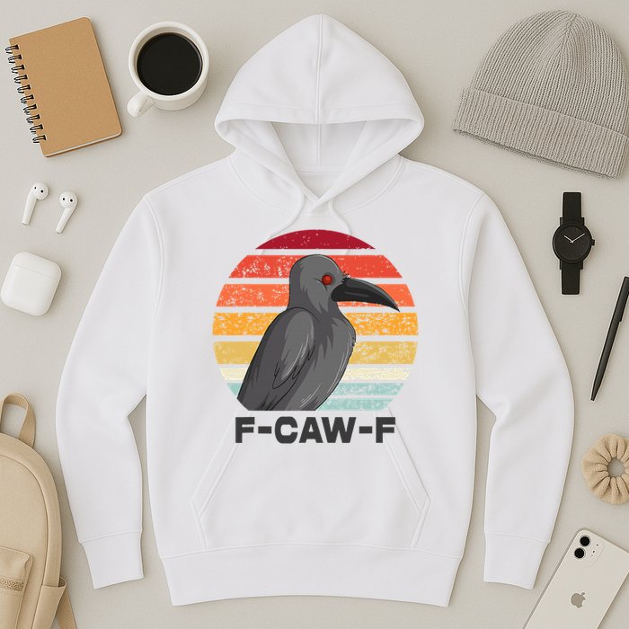 F Caw F Crow Bird Hoodie
