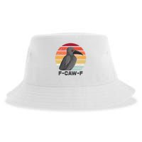 F Caw F Crow Bird Sustainable Bucket Hat