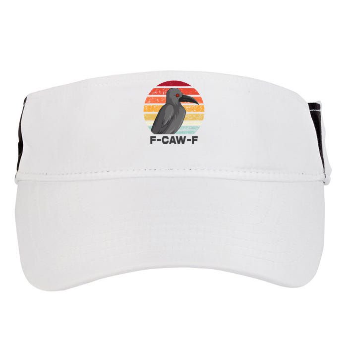F Caw F Crow Bird Adult Drive Performance Visor