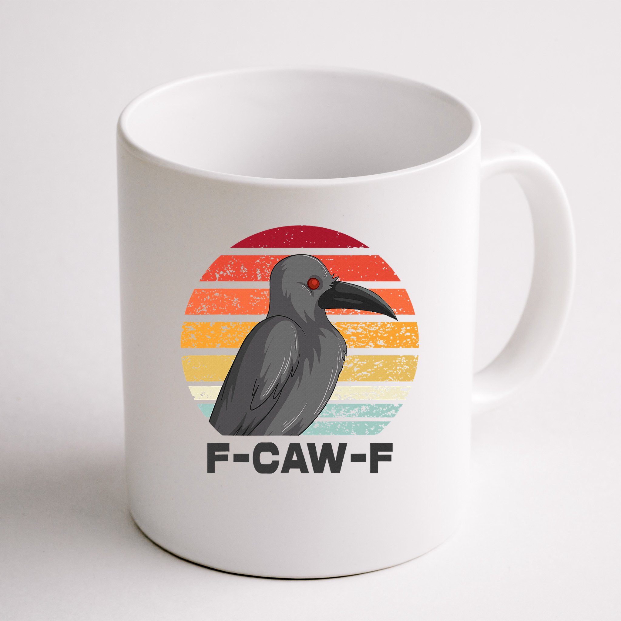 F Caw F Crow Bird Mug