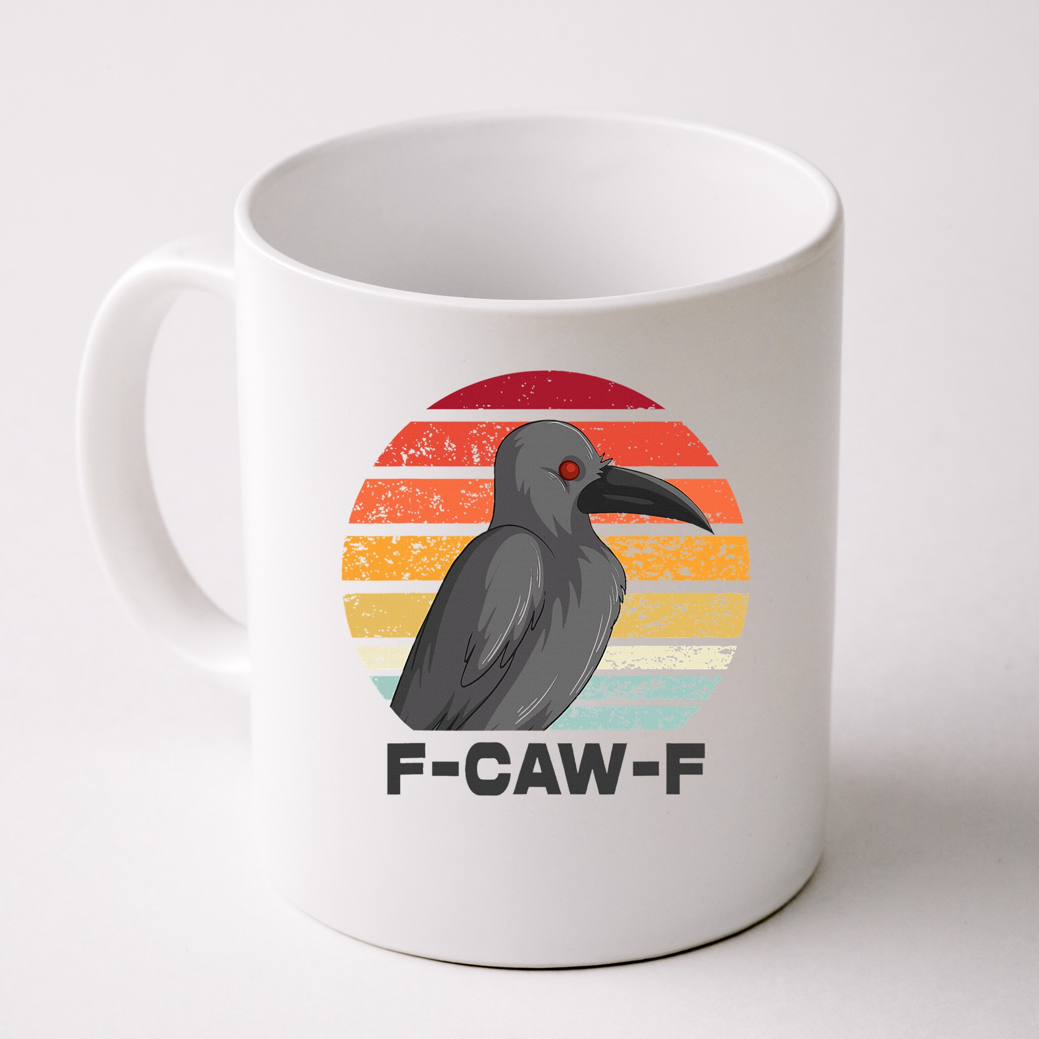 F Caw F Crow Bird Mug