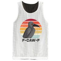 F Caw F Crow Bird Mesh Reversible Basketball Jersey Tank