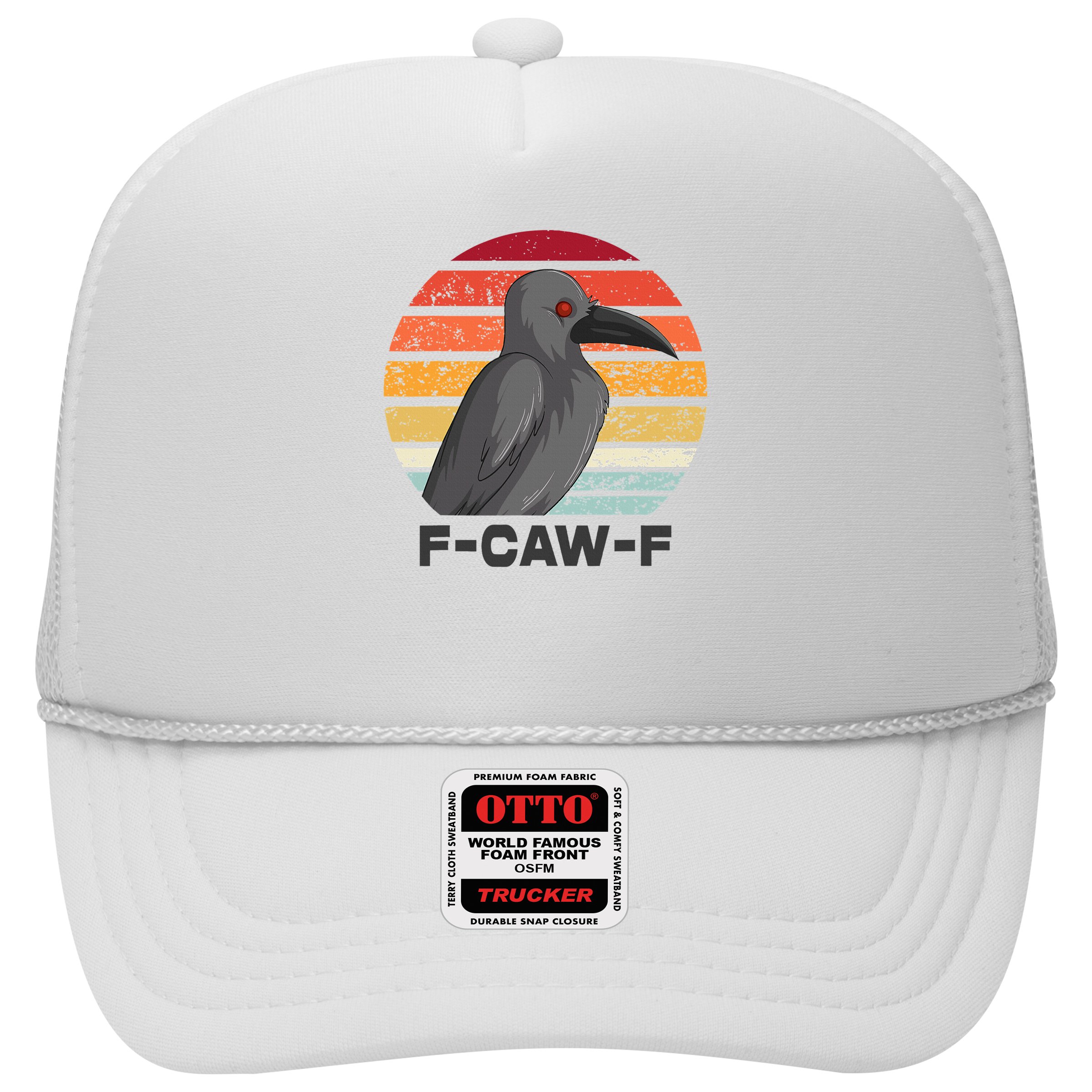 F Caw F Crow Bird Hat