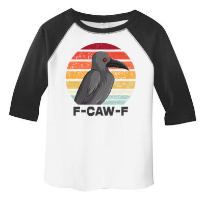F Caw F Crow Bird Toddler Fine Jersey T-Shirt