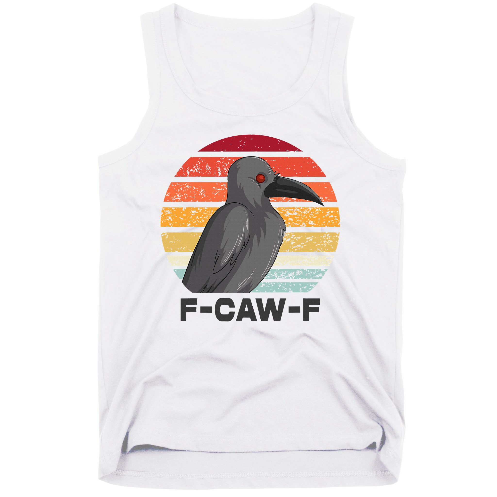 F Caw F Crow Bird Tank Top