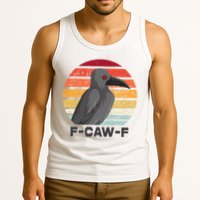 F Caw F Crow Bird Tank Top