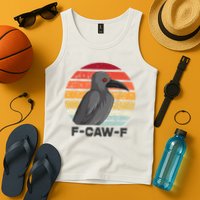 F Caw F Crow Bird Tank Top