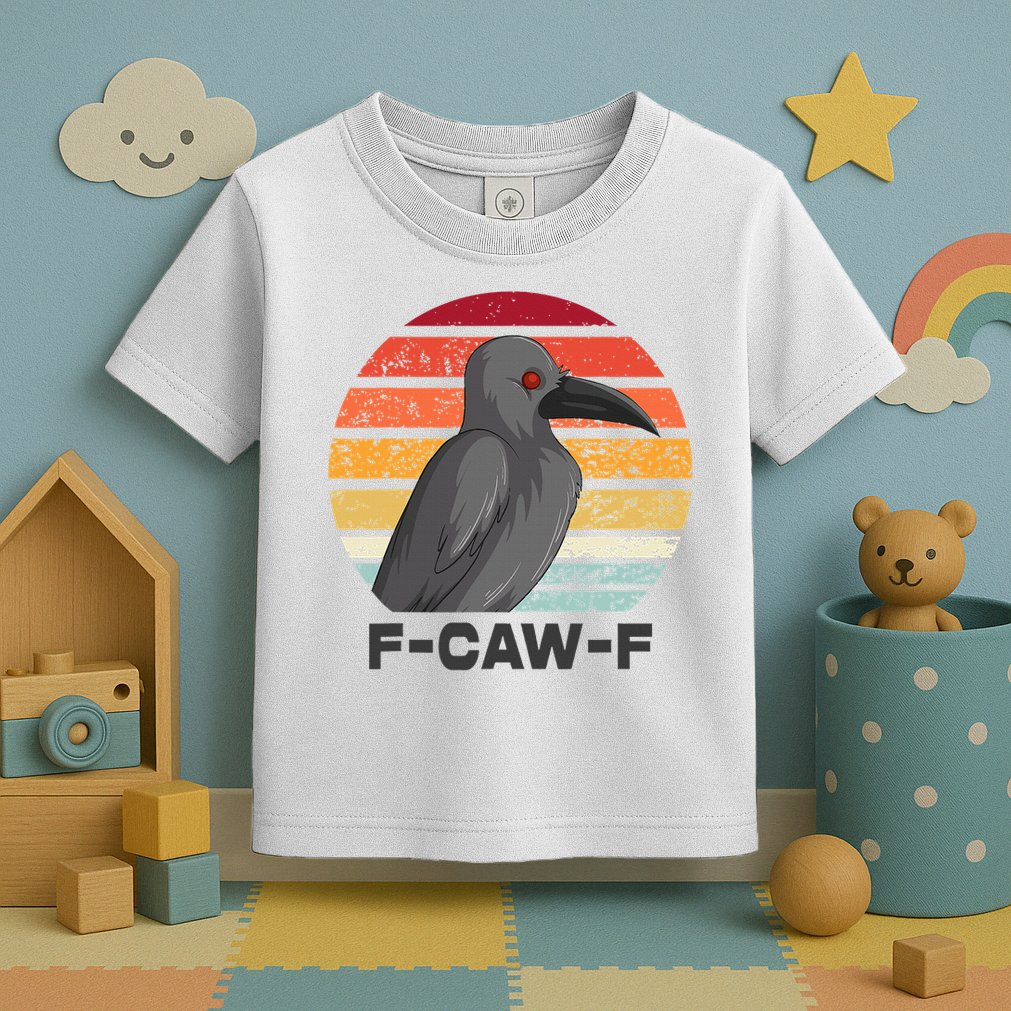 F Caw F Crow Bird Toddler T-Shirt