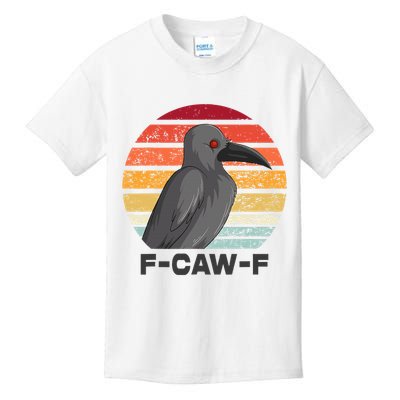 F Caw F Crow Bird Kids T-Shirt