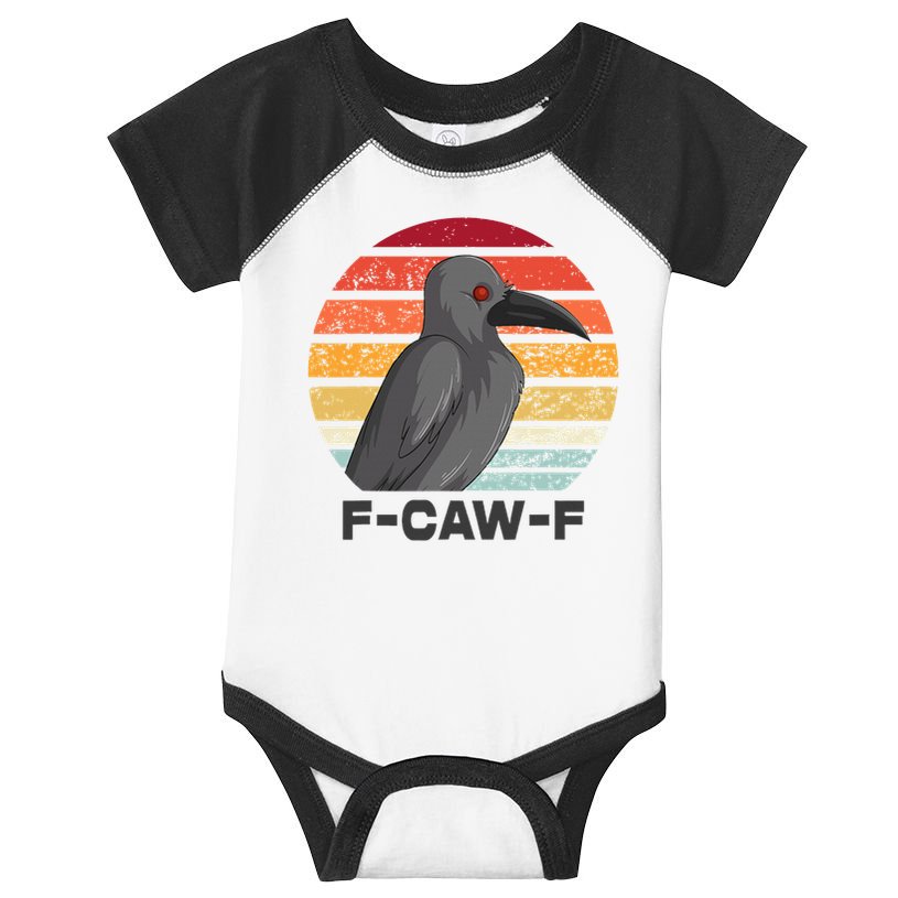 F Caw F Crow Bird Infant Baby Jersey Bodysuit