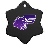 Franklin Cougars Ceramic Star Ornament