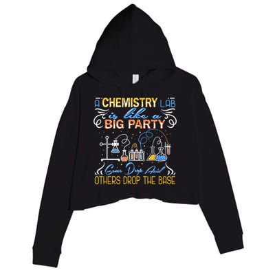 Funny Chemistry Crop Fleece Hoodie
