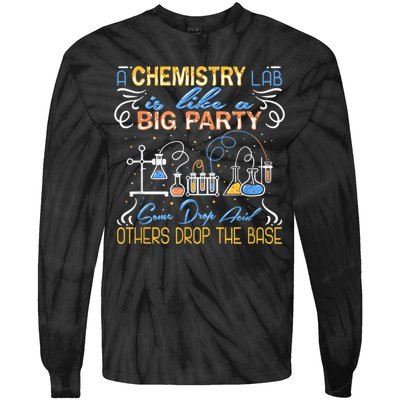 Funny Chemistry Tie-Dye Long Sleeve Shirt