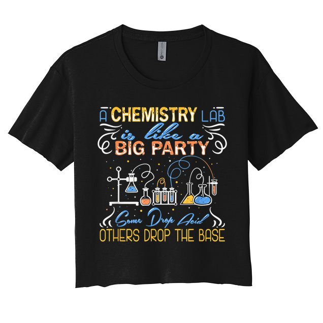 Funny Chemistry Women's Crop Top Tee