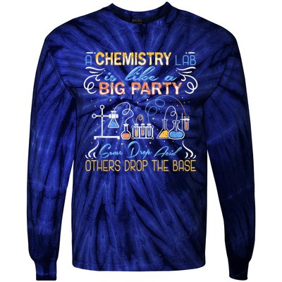 Funny Chemistry Tie-Dye Long Sleeve Shirt