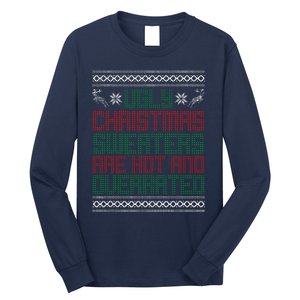 Funny Christmas For Ugly Sweater Party Long Sleeve Shirt