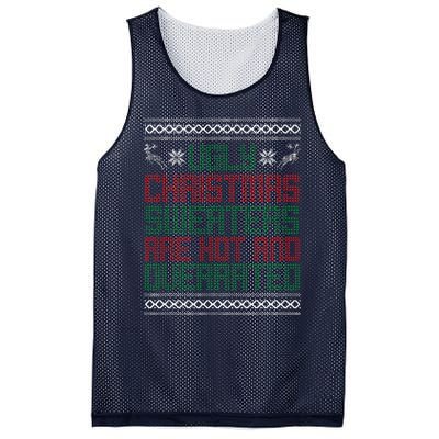 Funny Christmas For Ugly Sweater Party Mesh Reversible Basketball Jersey Tank