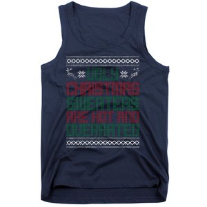 Funny Christmas For Ugly Sweater Party Tank Top