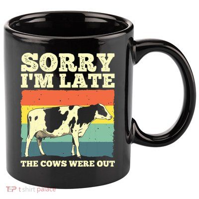 Funny Cow For Men Women Cow Farmer Herd Farming Animal Lover 11oz C Handle Ceramic Mug