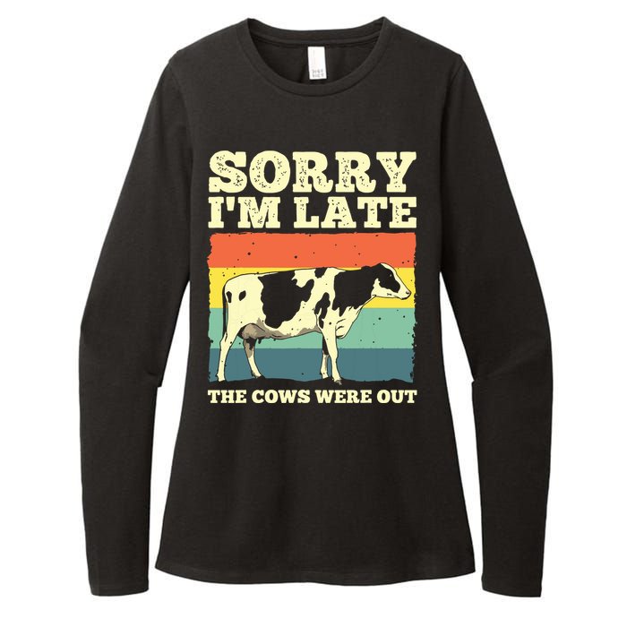 Funny Cow For Men Women Cow Farmer Herd Farming Animal Lover Womens CVC Long Sleeve Shirt