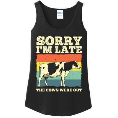 Funny Cow For Men Women Cow Farmer Herd Farming Animal Lover Ladies Essential Tank