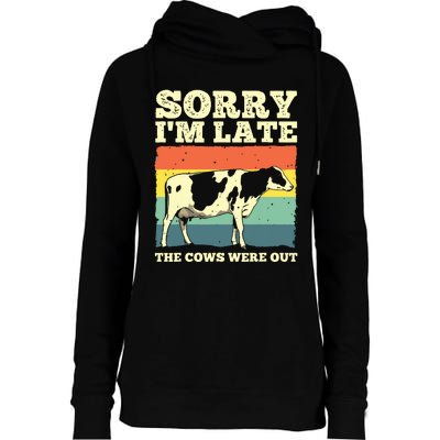 Funny Cow For Men Women Cow Farmer Herd Farming Animal Lover Womens Funnel Neck Pullover Hood