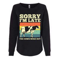 Funny Cow For Men Women Cow Farmer Herd Farming Animal Lover Womens California Wash Sweatshirt