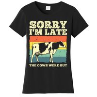 Funny Cow For Men Women Cow Farmer Herd Farming Animal Lover Women's T-Shirt