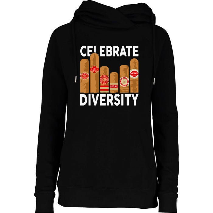 Funny Cigar Womens Funnel Neck Pullover Hood