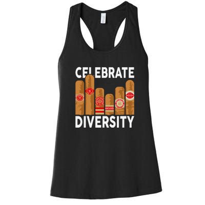 Funny Cigar Women's Racerback Tank