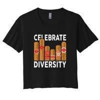 Funny Cigar Women's Crop Top Tee