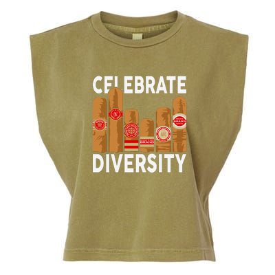 Funny Cigar Garment-Dyed Women's Muscle Tee