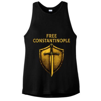 Free Constantinople Ladies PosiCharge Tri-Blend Wicking Tank