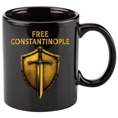 Free Constantinople 11oz C Handle Ceramic Mug