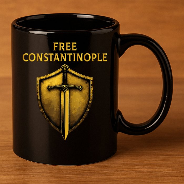 Free Constantinople 11oz C Handle Ceramic Mug
