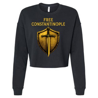 Free Constantinople Cropped Pullover Crew