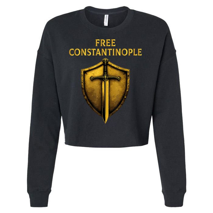 Free Constantinople Cropped Pullover Crew